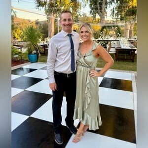 Show Me Your Mumu Samantha Ruffle Wrap Dress M